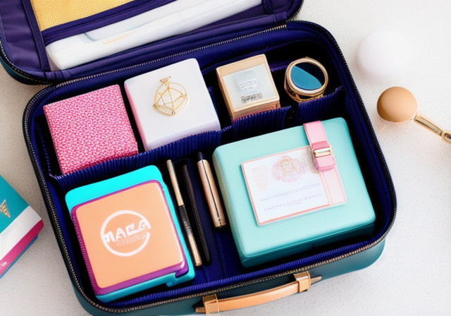 A woman packing a suitcase