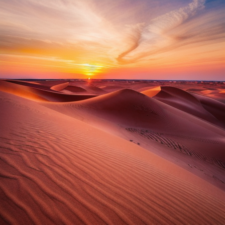 Desert sunset