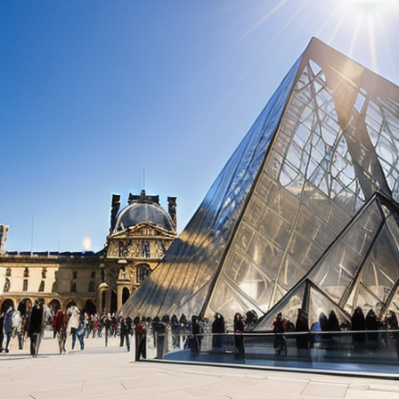 The Louvre museum in Paris